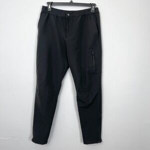 Fielder Bonobos Black Cargo Jogger Pants Mens Size L Zip Ankle